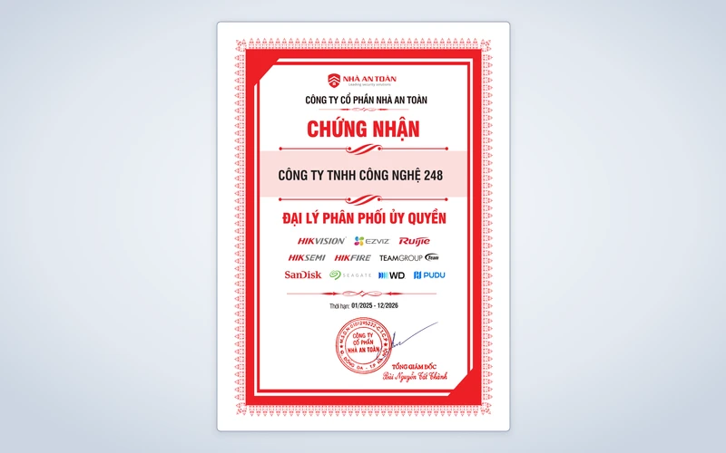 Chứng nhận Nhà An Toàn